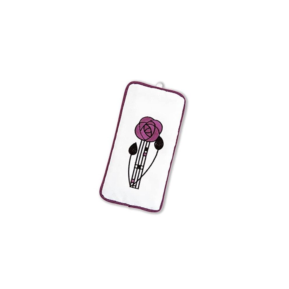 Justina Claire Mauve Spectacles Case In A Mackintosh Rose Design (Mauve)