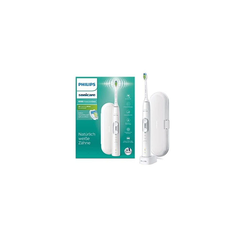 Philips Sonicare HX6877/28 Electric Toothbrush Adult Sonic Toothbrush, Silver, White  Electric Toothbrush (State, Battery, Built-in Battery, Lit