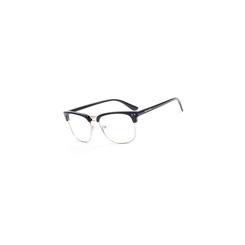 Morefaz Men's Women's Original Vintage Retro +0.50 +0.75 +1.0 +1.5 +2.0 +2.5 +3.5 +4.00 Reading Glasses Unisex Vintage Mfaz Ltd