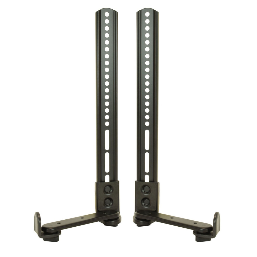 Adjustable Universal Sound Bar Speaker Bracket Holder Mount Above Below Tv Vesa 5015972218891