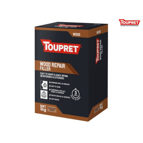 Toupret træreparationsfyld 1 kg