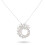 Swarovski Swarovski Louison Collection Czech White Crystal Silver Necklace 2