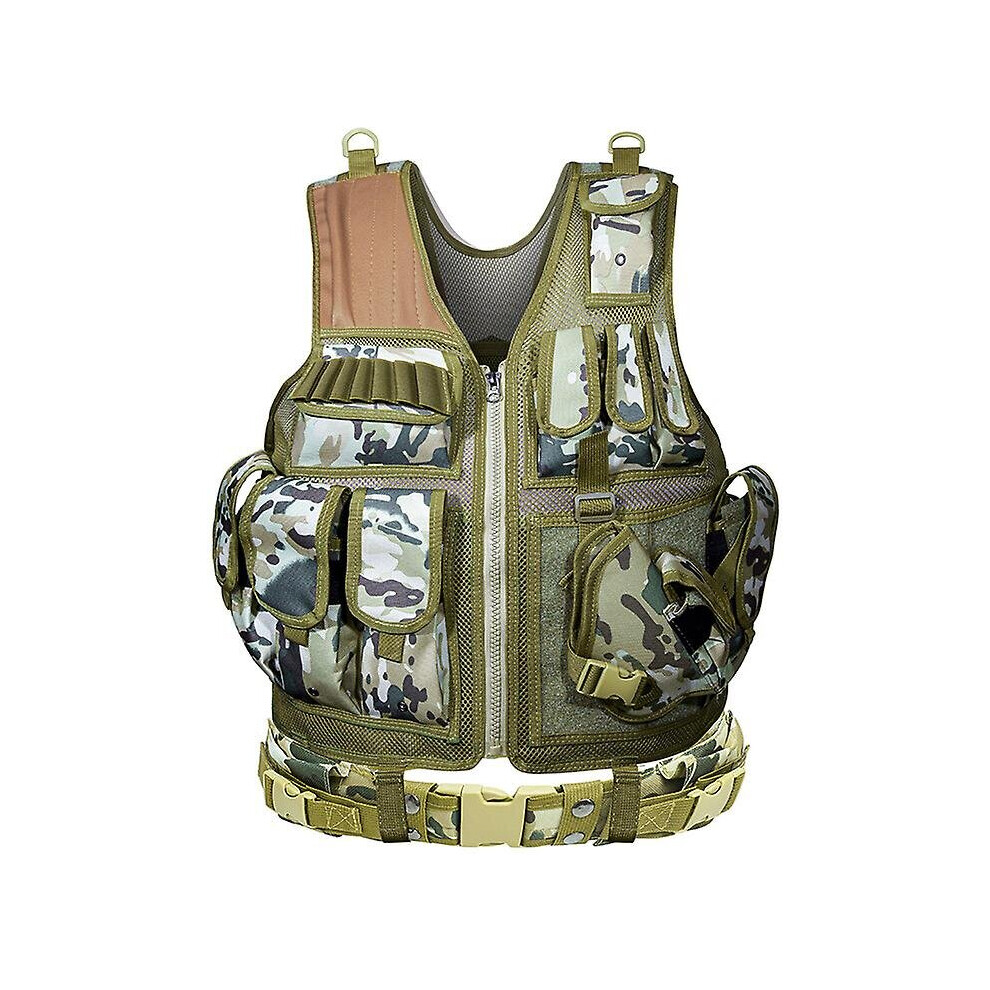 (CP) Military Tactical Vest Law Enforcement Vest Outdoor Adventure Survival Protective Gear-image-OPC-P986PHM-NEW