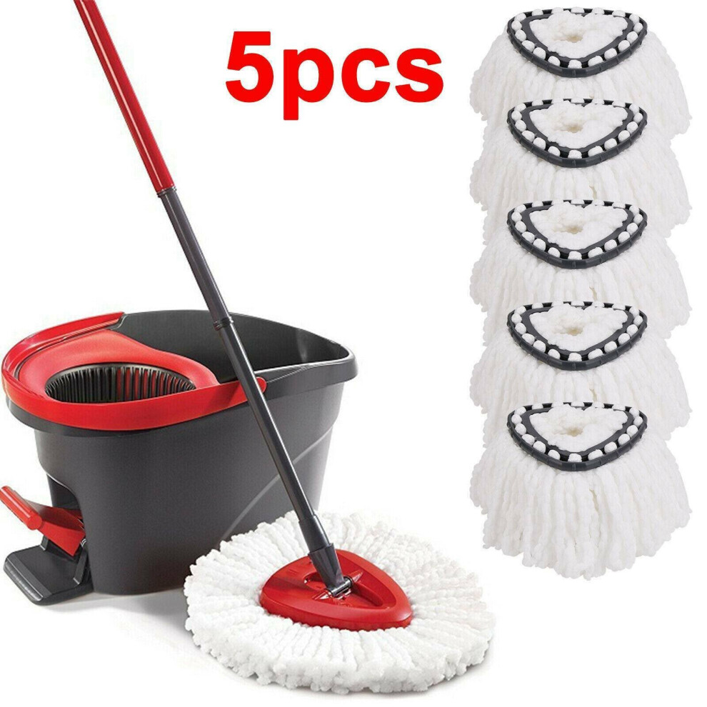 5 X Mop For Vileda Wring Mopping Replacement Clean Microfibre Mop Size 5