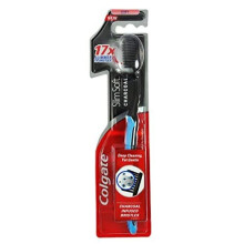 Colgate slim soft charcoal toothbrush - black