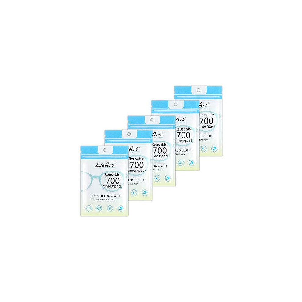 Lifeart Anti-Fog Wipe, Eyeglasses Cleaning Cloths, Cleaning Wipe For Eyeglasses, Tablets, Screens, Lens Wipe For Camera Lenses