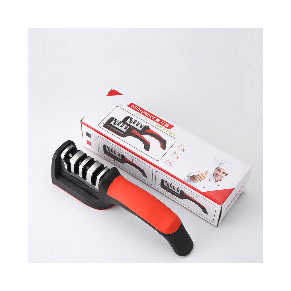 Knife Sharpener Four-segment Knife Sharpener Upgraded Knife Scissors Multi-Function Speed Sharpener Artifact Kitchen Household Sharp Edge