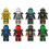 8Stk Ninjago Motorcycle Set Minifigures Ninja Mini Figures Blocks Toys 2
