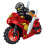 8Stk Ninjago Motorcycle Set Minifigures Ninja Mini Figures Blocks Toys 10