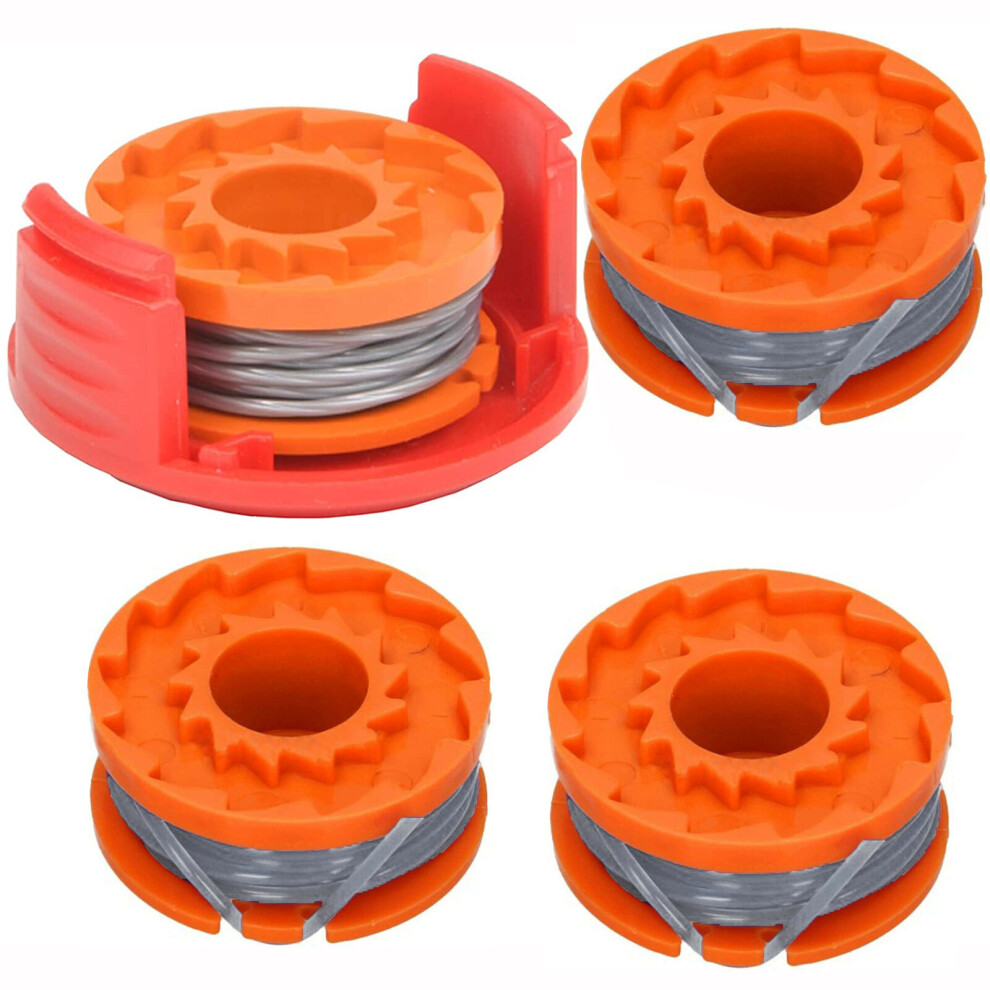 Spares2go Spool Cover & Line For Qualcast Clgt1825d Cgt25 Strimmer 4 Spools