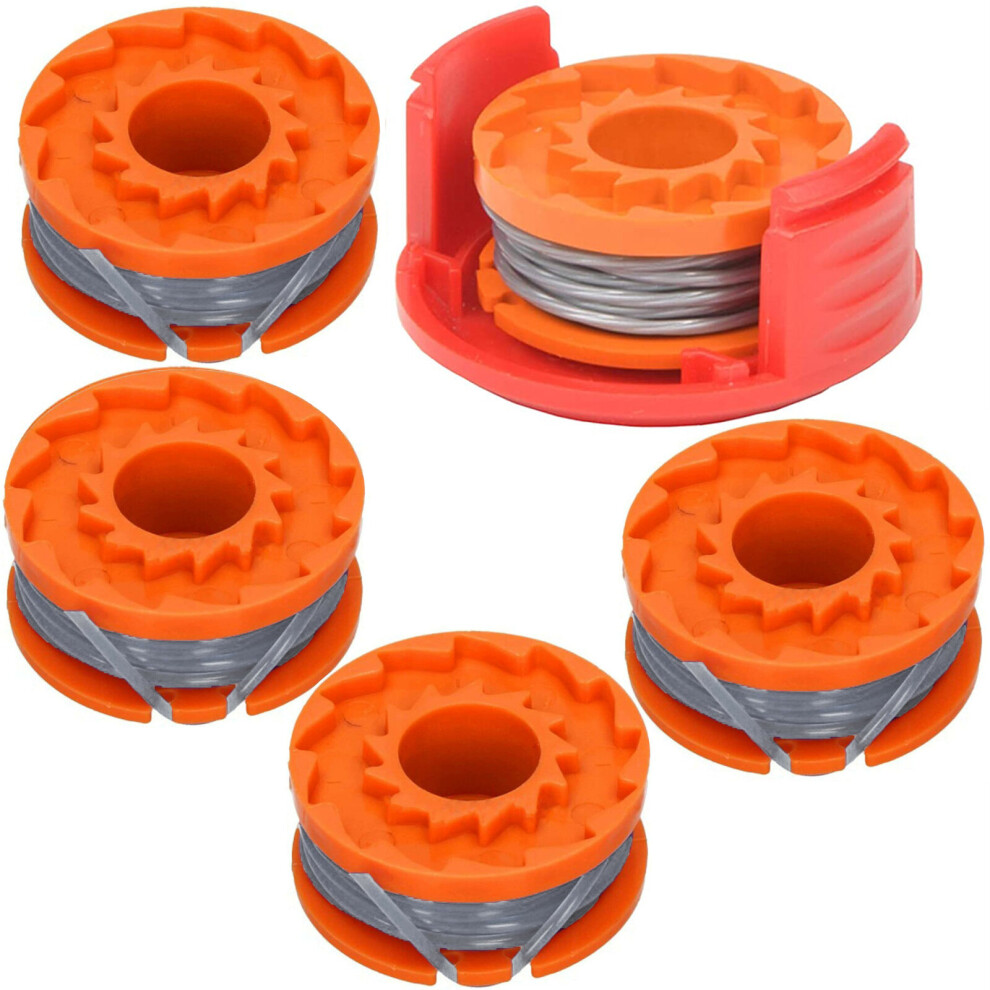 Spares2go Spool Cover & Line For Qualcast Clgt1825d Cgt25 Strimmer 5 Spools