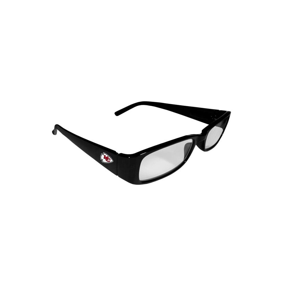 Photos - Glasses & Contact Lenses Siskiyou FRGP045-1.50 Unisex NFL Kansas City Chiefs Printed Reading Glasses - Power Plus 1.50