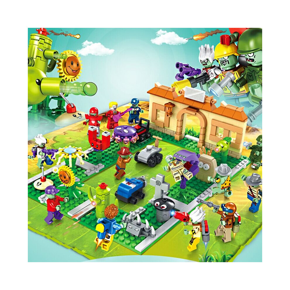 Plants Vs Zombies Parent-Child Interactive Boxed Educational Building Block Toy