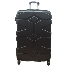 (Black, Large) Hampton & Stewart Hard Shell Extra Large Suitcase