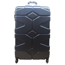 (Navy , Extra Large) Hampton & Stewart Hard Shell Extra Large Suitcase