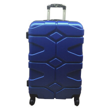 (Blue, Medium) Hampton & Stewart Hard Shell Extra Large Suitcase