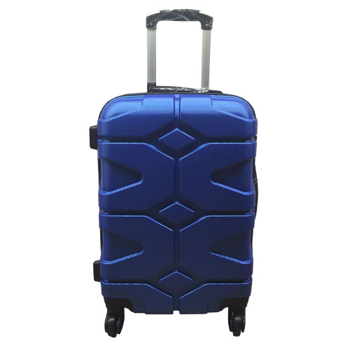 (Blue, Small) Hampton & Stewart Hard Shell Extra Large Suitcase