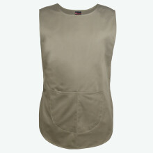 (Khaki, L) Tabard Apron Catering Cooking Cleaning Work Apron