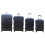 (Navy , Set of 4) Hampton & Stewart Hard Shell Extra Large Suitcase 1