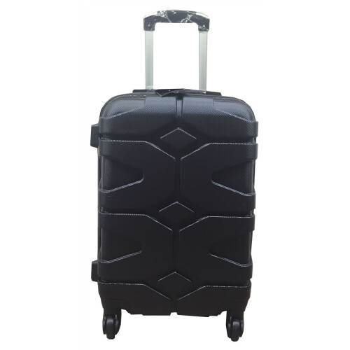 (Black, Small) Hampton & Stewart Hard Shell Extra Large Suitcase