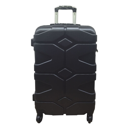 (Black, Medium) Hampton & Stewart Hard Shell Extra Large Suitcase