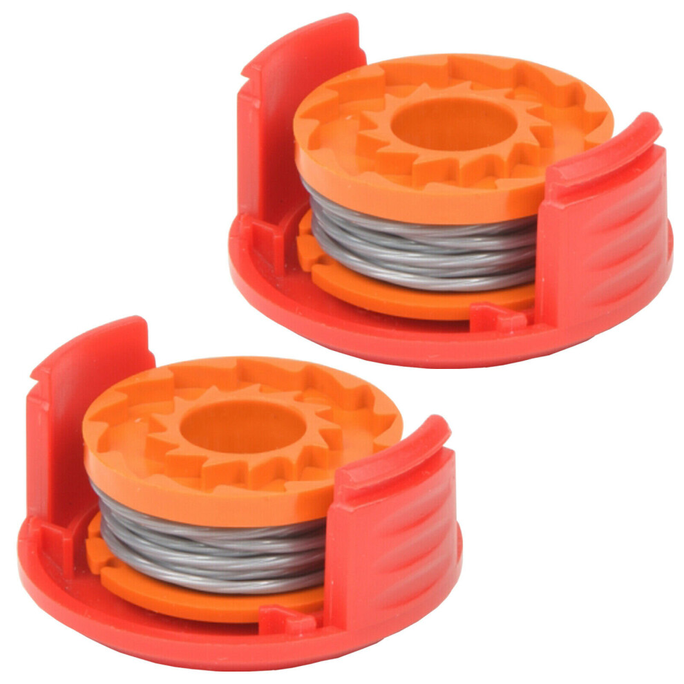 Spares2go Spool Cover & Line X 2 For Qualcast Clgt1825d Cgt25 Strimmer 2.5M