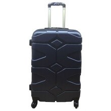 (Navy , Medium) Hampton & Stewart Hard Shell Extra Large Suitcase