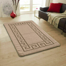 (Beige, 60 x 110 cm) New Modern Indoor Entrance Beautiful Washable Rug