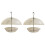 Selections Hanging Bird Feeder with Integral Squirrel Baffle (Set of 2) 1