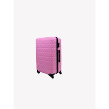 (Pink, Large) Hampton & Stewart Diamond Design HardShel Suitcase
