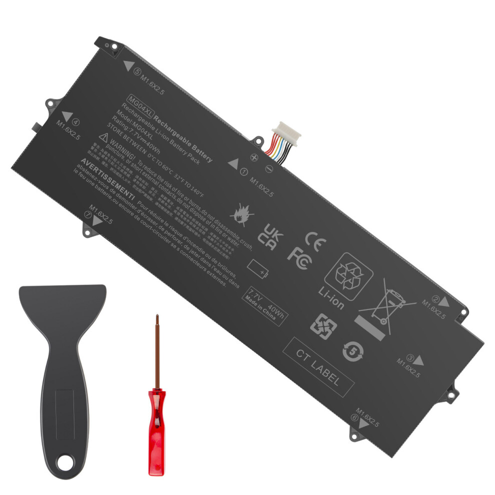 Mg04xl Laptop Battery For Hp Elite X2 Series, Elite X2 1012 Series, Elite X2 1012 G1 Series Hstnn-Db7f 812060-2B1 812060-2C1 812205-001 7.7V 40Wh 6901489021057