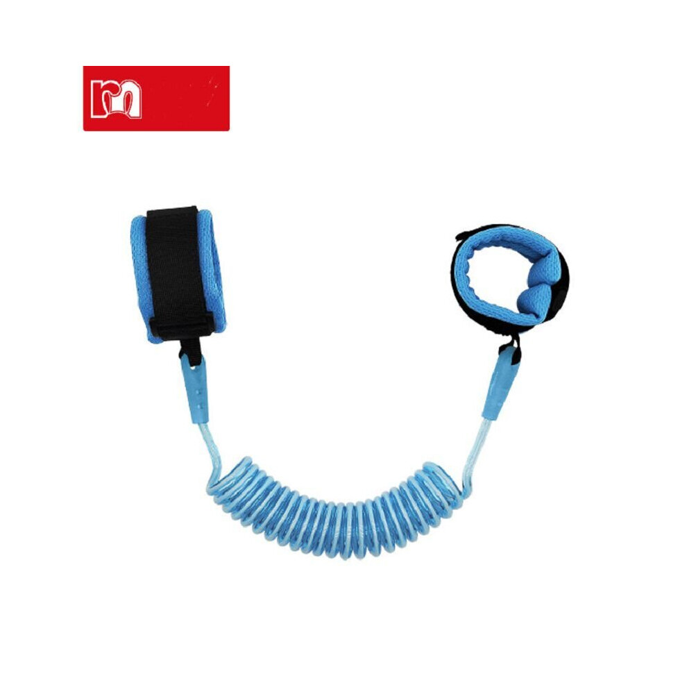 (Blue) Anti lost Band Safety Link Harness Toddler Child Baby Kid Wrist Strap Belt Reins