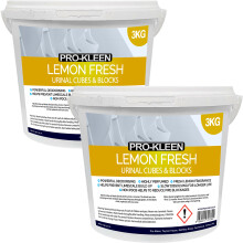 (2 x 3KG) Pro-Kleen Lemon Urinal Blocks