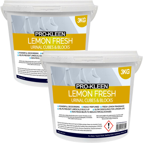Pro-Kleen (2 x 3KG) Pro-Kleen Lemon Urinal Blocks