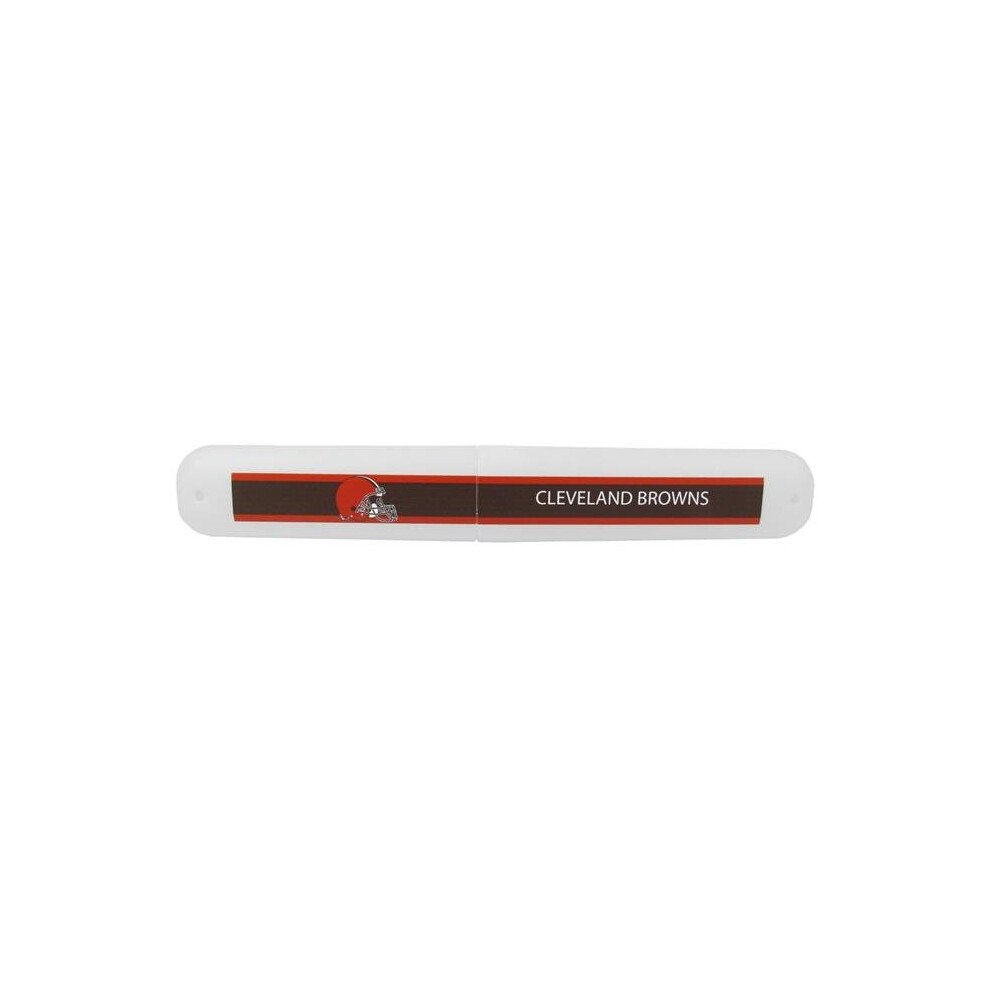 Siskiyousports Siskiyou Ftbc025 Unisex Nfl Cleveland Browns Travel Toothbrush Case - One Size