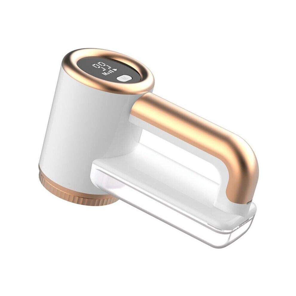 (Rose Gold) Portable Lint Removers LED Display 3 Gear 2000mAh Battery Life USB Charging Clothes Fabric Shaver Lint Remover