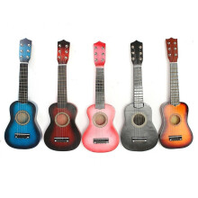 (Pink) 21'' Beginners Basswood Classical Guitar 6 String Practice Music Instruments