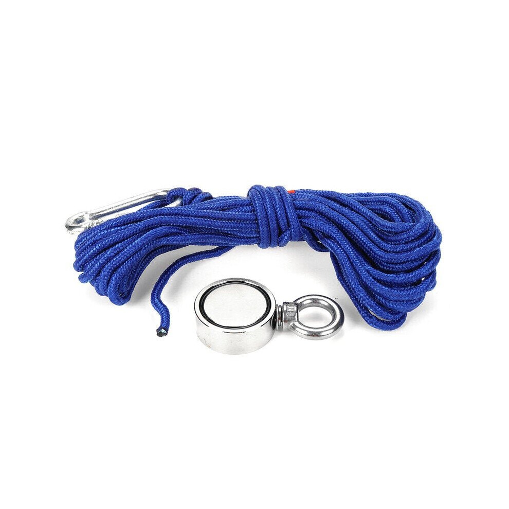 (48Mm) 100Kg-300Kg Salvage Strong Neodymium Magnet With 10M Rope Salvage Recovery Magnet 3654659390806