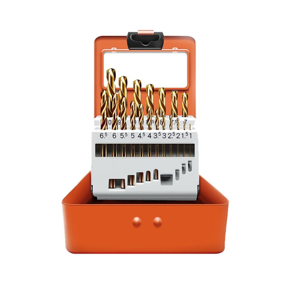 () 13/19/25Pcs 1-13mm High Speed Steel M35 Straight Shank Twist Drill Bits Set Quick Change Regular Drilling Tools-image-OPC-P987BK5-NEW