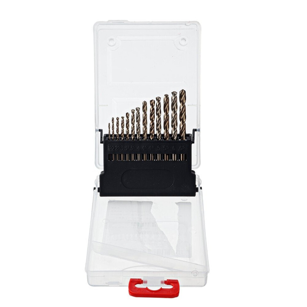() M35 Cobalt Drill Bit Set Hss-Co Jobber Length Twist Drill Bits With Plastic Case 6112211923710