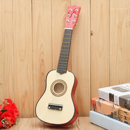 21 inch Beginners Practice Acoustic Guitar 6 String with Pick 2