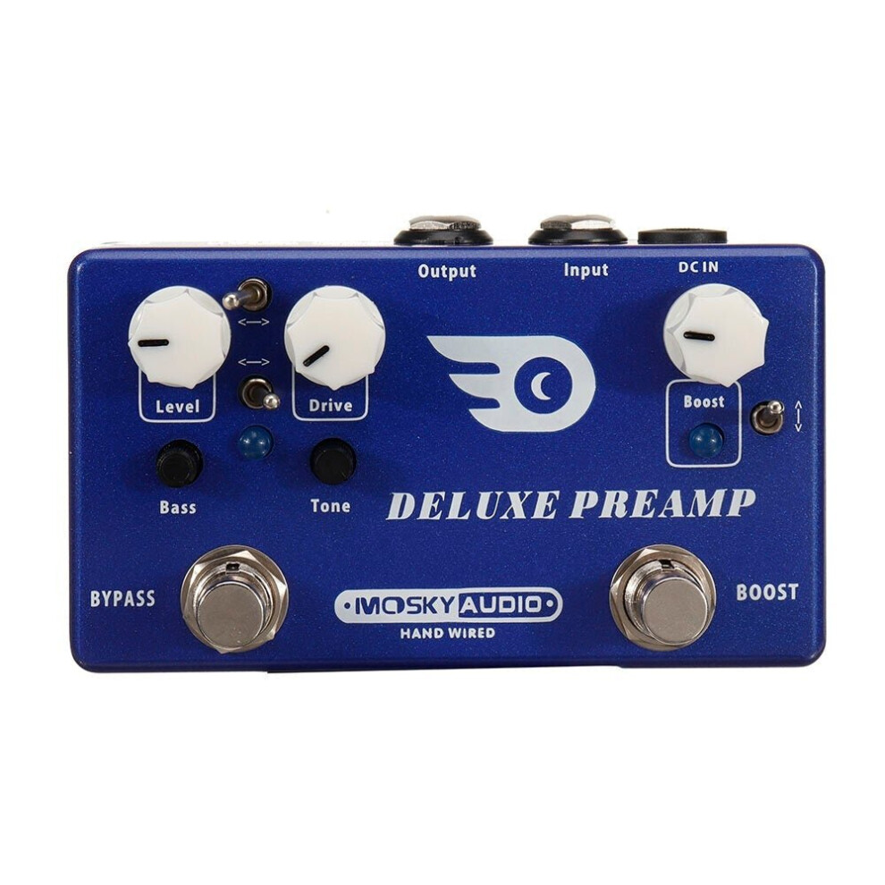 Guitar Effect Pedal 2 In 1 Boost Classic Overdrive Effects Metal Shell With True Bypass Guitar Accessories