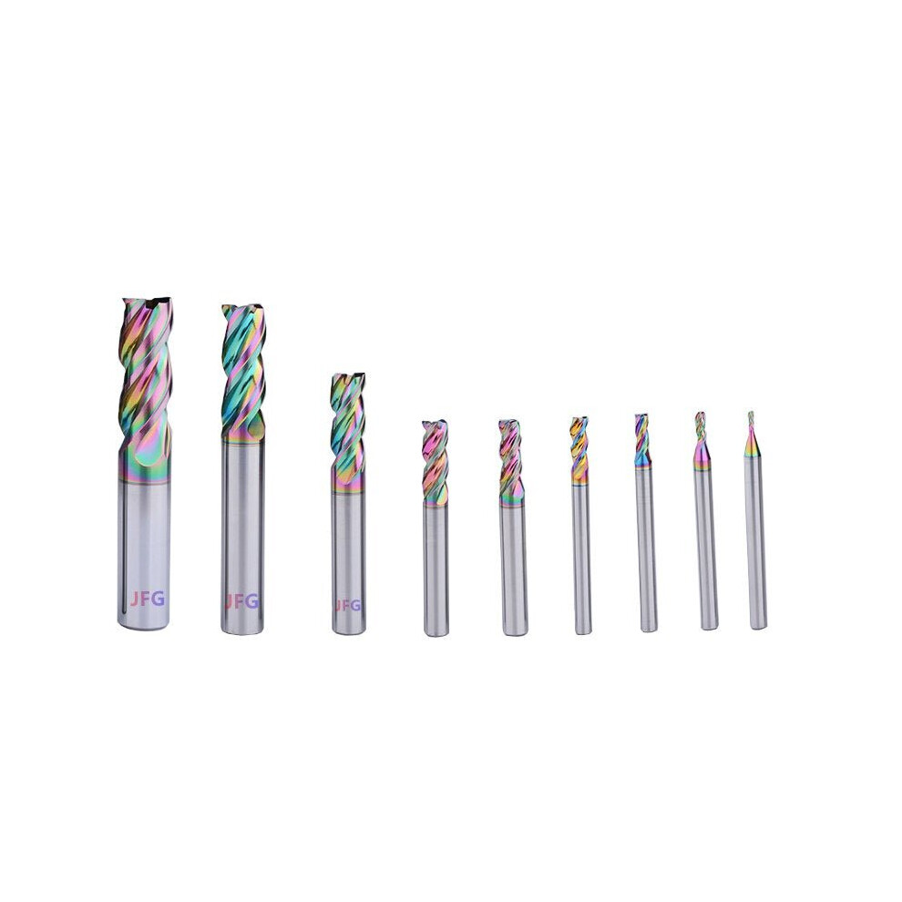 () 1mm-12mm Tungsten Steel Milling Cutter 3 Flute U Shape End Mill for Aluminum Copper-image-OPC-P987BWX-NEW