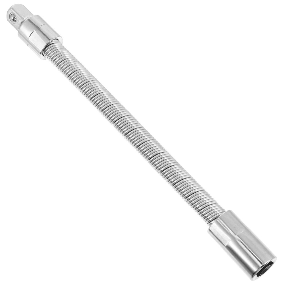 (1/4 Inch) 3/8 1/4 1/2 Inch Ratchet Wrench Elastic Extension Rod Screwdriver Screw Nut Bendable Sleeve