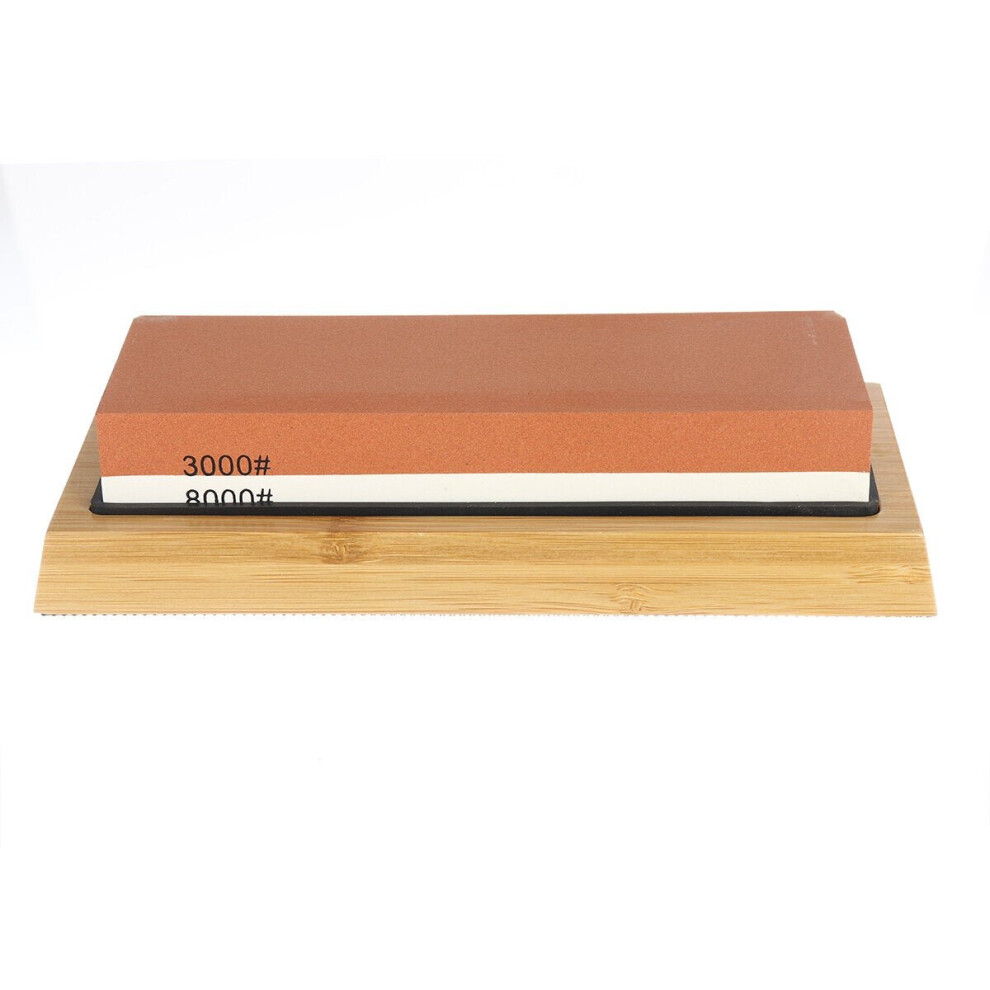 (B: 3000#/8000#) 3000/8000 4000/1000 Grit Whetstone Sharpener Dual Whetstone Sharpener 3654659291325