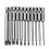 GreenZech 11pcs T6-T40 75mm Magnetic Torx Screwdriver Bits 1/4 Inch Hex Shank 4