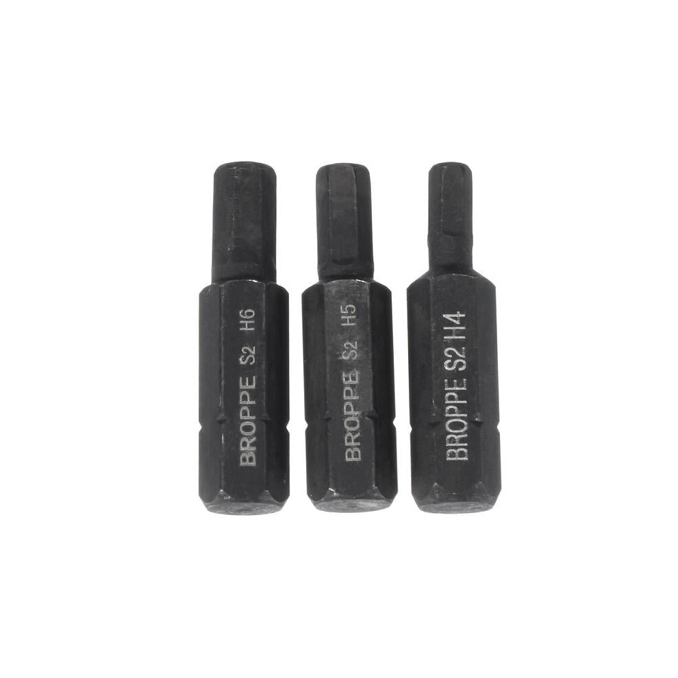 3Pcs H4-H6 Hexagon Impact Screwdriver Bits 8Mm Hex Shank 36Mm Hexagon Screwdriver Bits Set 6112211865249