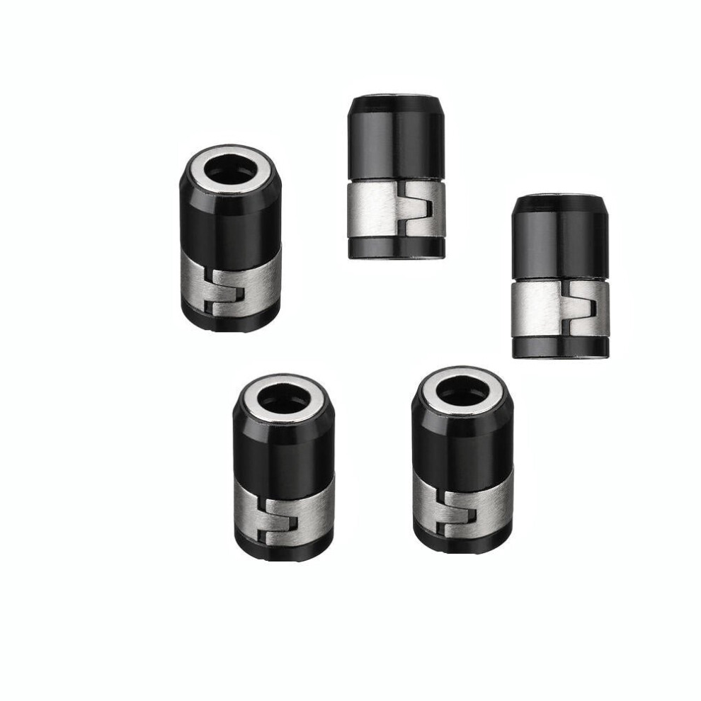 5Pcs Universal 21Mm Removable Magnetizer Ring Magnetic Steel For 6.35Mm Screwdriver Bit 3654659057556