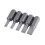GreenZech 44Pcs S2 Screwdriver Bit Set Phillips Slotted Torx Hex Screwdriver Bits with Extension Rod 1/4 Inch Hex Shank 3
