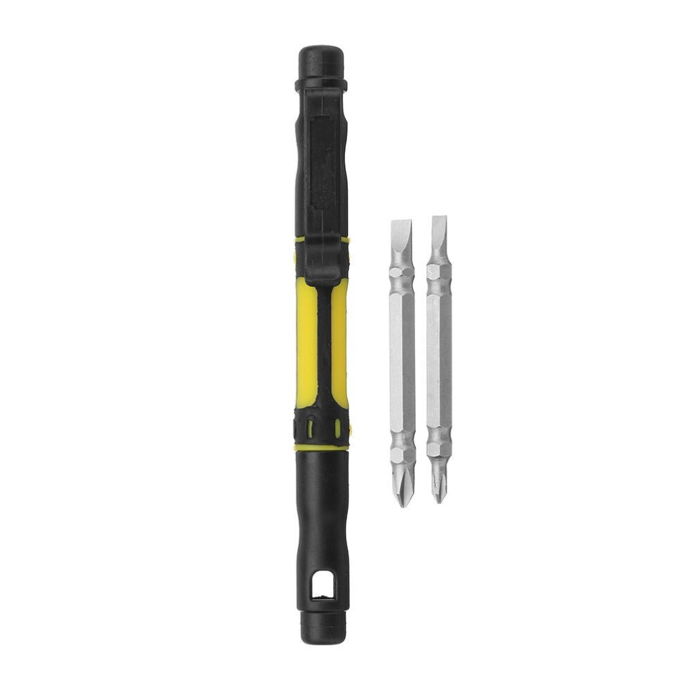 Multi functional 4 in 1 Alloy Screwdrivers Pen Style Interchangeable Repair Tool